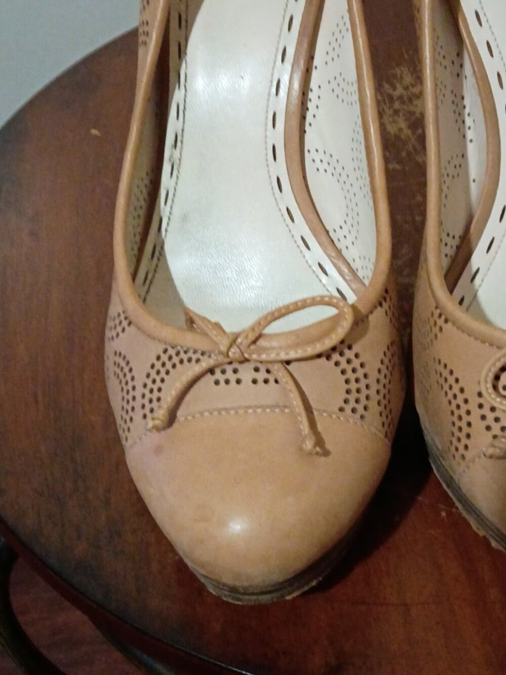 Women's Coach Bethanie Sand Platform Pump - Size 8.5B Brown - Picture 6 of 13